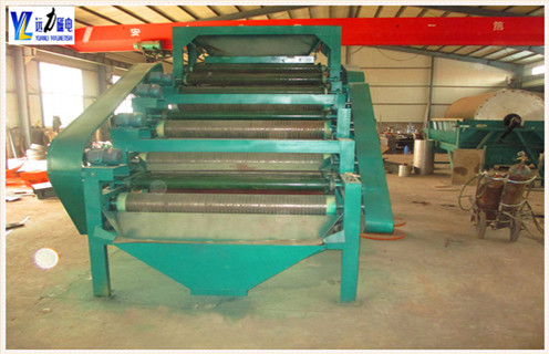 磁選機，強磁磁選機，強磁輥式磁選機，貴州水式強磁輥式磁選機