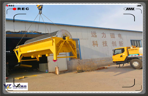 磁選機，永磁筒式磁選機，xctb—1050×1000半逆流型濕式弱磁場永磁筒式磁選機