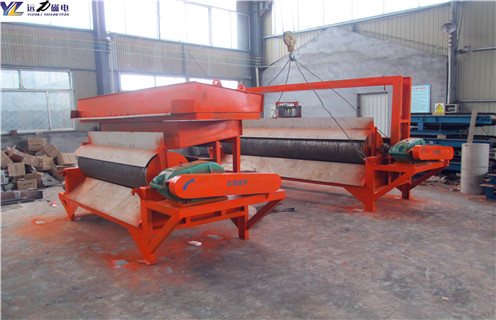 石英砂磁選機，石英砂超強磁磁選機_皮帶工作原理_磁鐵礦石英砂超強磁磁選機廠家