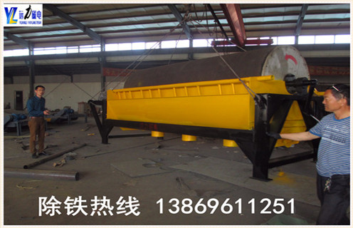 濕式磁選機，山東濕式磁選機易損件_釩鈦鐵礦山東濕式磁選機易損件型號參數及磁場強度